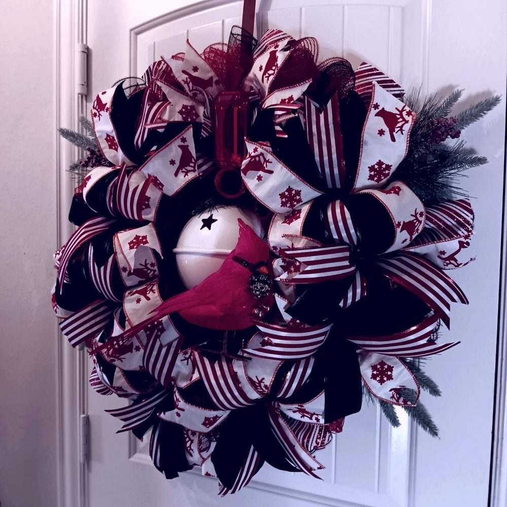 Cardinal Wreath